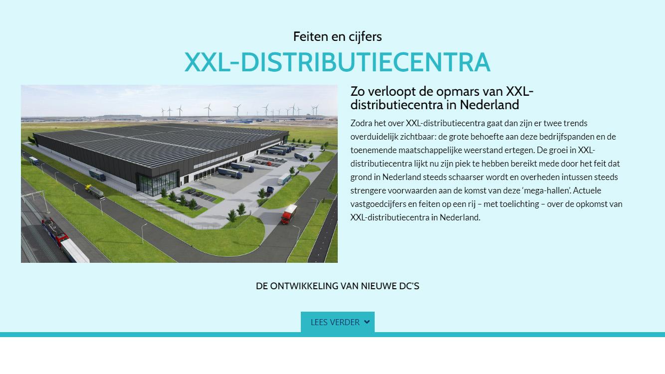 Feiten en cijfers XXL-distributiecentra