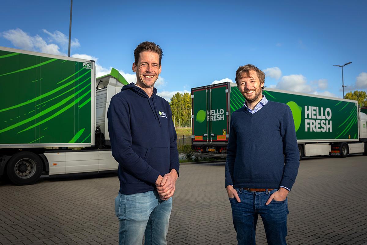 Maarten Bastings (l) en Thomas Stroo (r) van Hellofresh. Foto’s: Roel Dijkstra