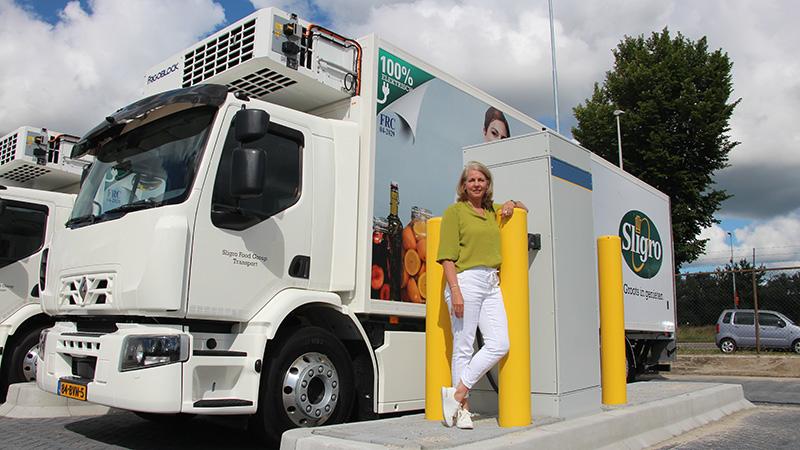 Yvonne Poels, manager transport bij Sligro Food Group